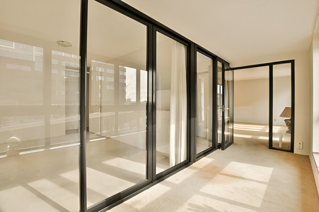 automatic glass sliding doors