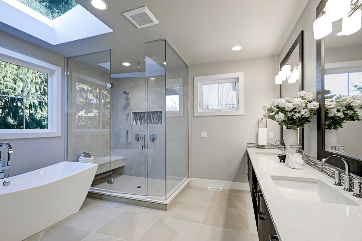 bathtub glass shower doors