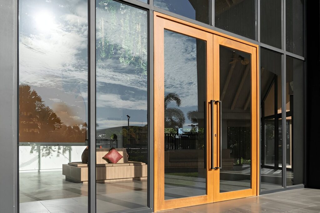 residential entry glass doors