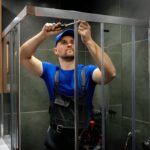 Custom Shower Door Installation