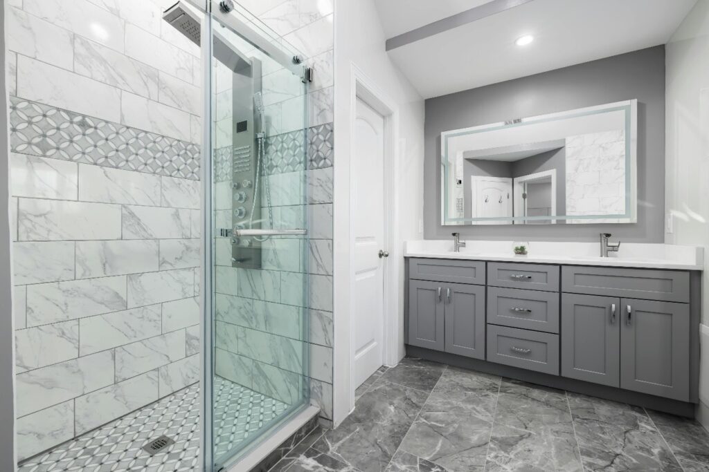 what is a frameless shower door