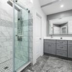 what is a frameless shower door