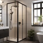 framed shower enclosure