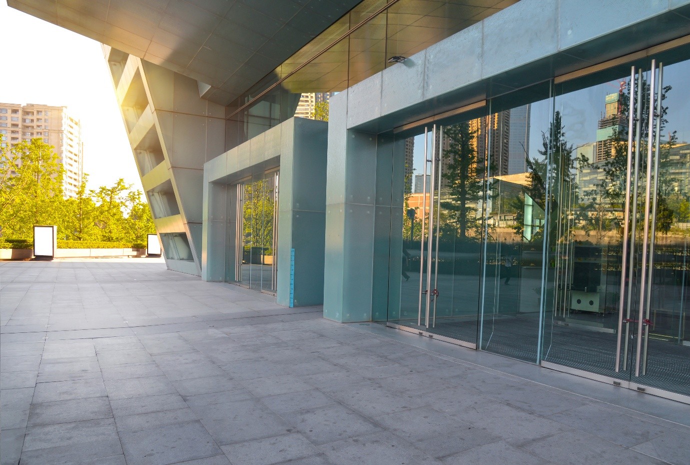 Glass Entrance Door