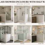 Half Wall Glass Shower