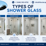 types of glass shower doors