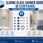 Sliding Glass Shower Doors or Curtains