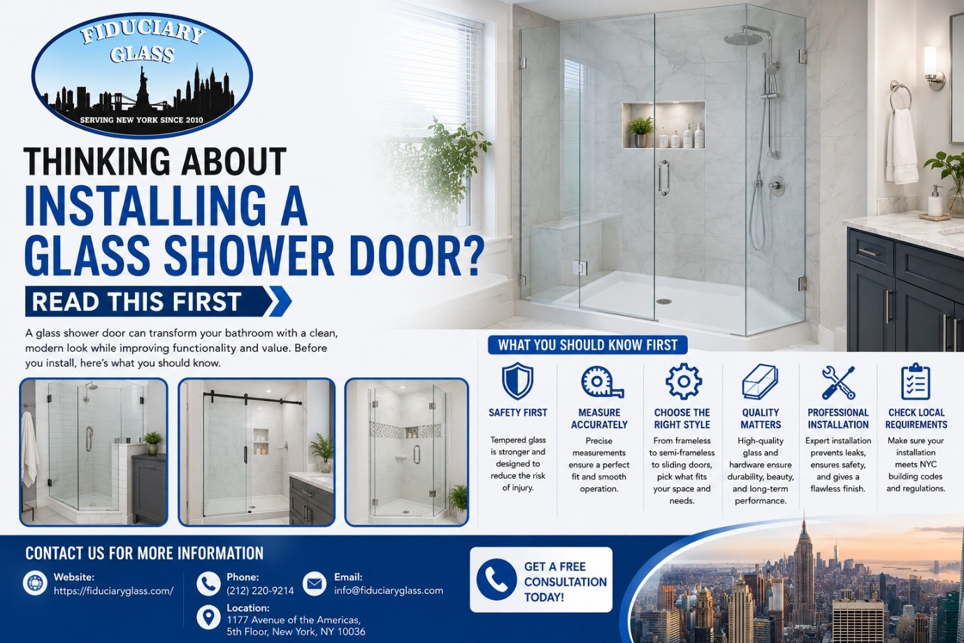Glass Shower Door