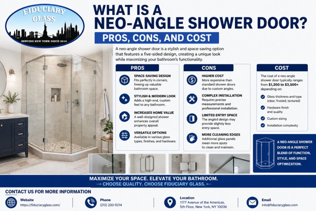 Neo-Angle Shower Door