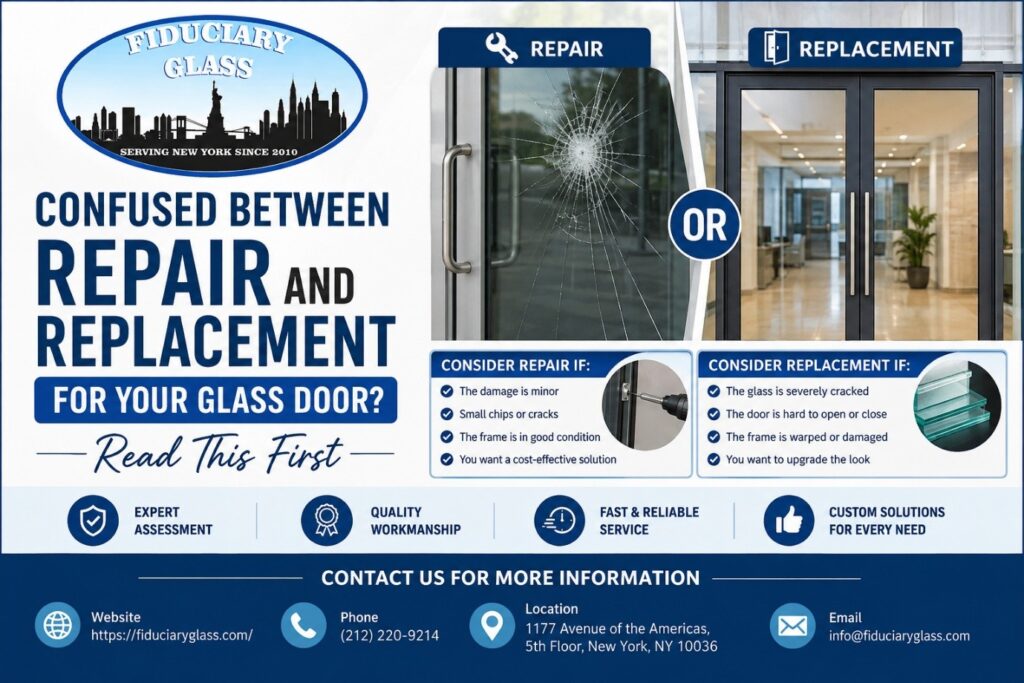 Repair and Replacement for Your Glass Door